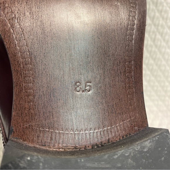 Joseph Abboud 61-91109 Men's Brown Cap Toe Oxfords Size 8.5 - Picture 8 of 9